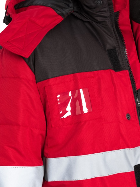Костюм НОРДМЕН зимний с СОП с ПК (красный/чёрный)