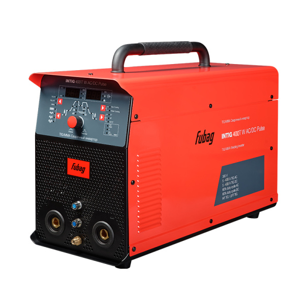 Инвертор FUBAG INTIG 400 T W AC/DC PULSE+горелка FB TIG 450W 4m+переходник+модуль охлаждения+тележка