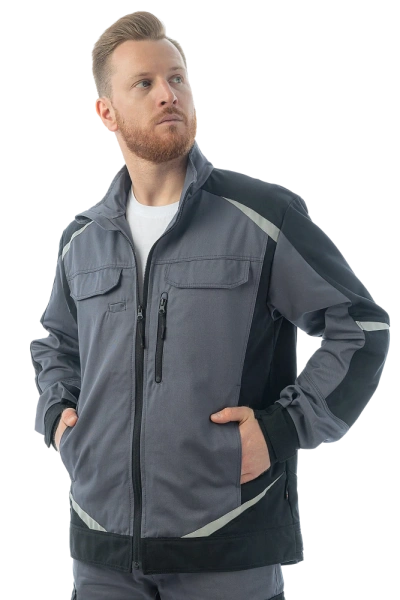 Куртка Brodeks KS 202 C (графит серый/черный)