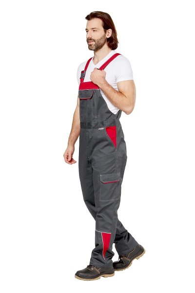 Костюм СТРАЙК 2 SAFE с ПК (серый/красный)