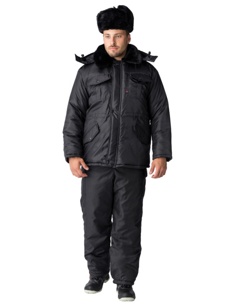 Куртка зимняя для Охранника (черный)