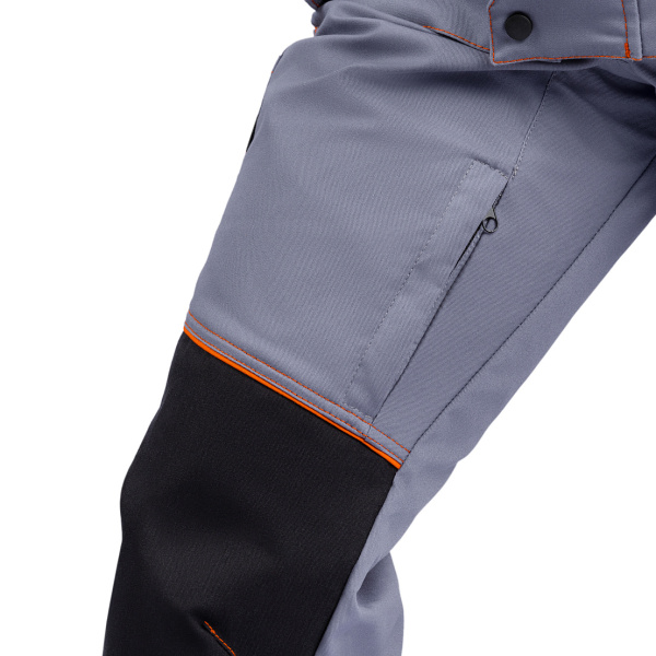 Костюм РИВЕР с БР (серый/черный/оранжевый)