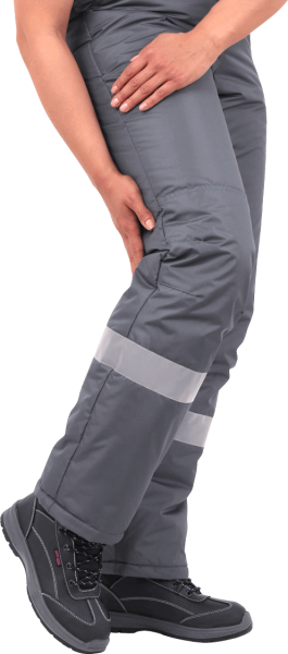 Костюм ГАЛАКТИКА женский зимний с БР (серый/бирюза)