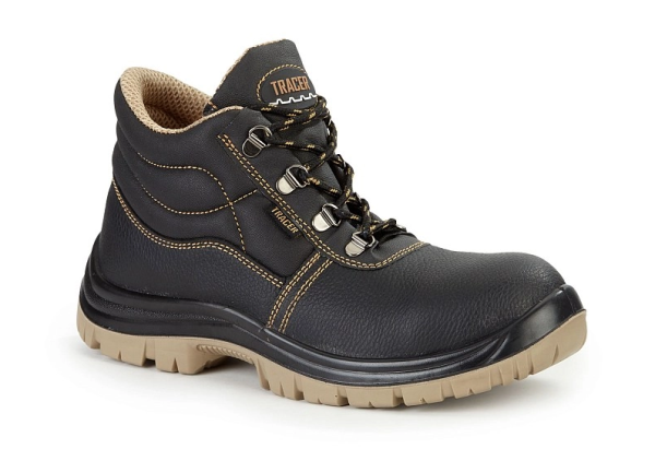 Ботинки ТРЕЙСЕР-ЭРГО ПУ-ПУ (черный)