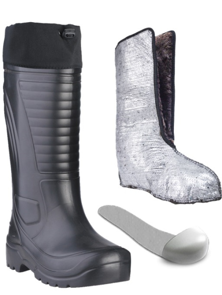 Сапоги SARDONIX НОРД 150-02-3НППС зимние ЭВА с ПП и надставкой до -40°С (черный)