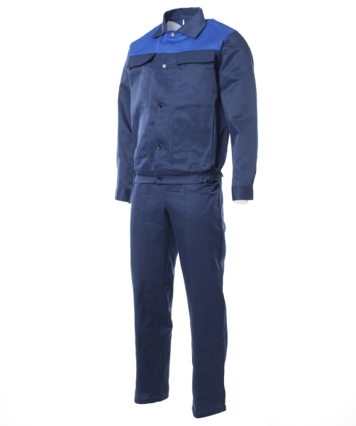 Костюм СТАНДАРТ-2 с ПК (т.синий/васильковый)