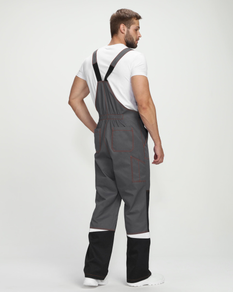 Костюм СТРОЙ-2 CH с ПК (т.серый/красный/черный)