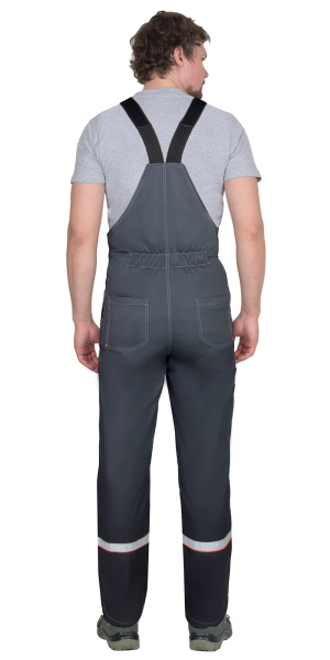 Полукомбинезон СИРИУС-РОДОС (т.серый/черный)