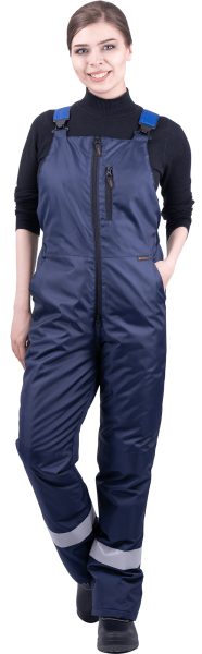 Костюм РОУД женский зимний с ПК (т.синий/василек)