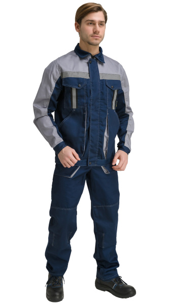 Костюм RONTA KS806 с БР (т.синий/серый)