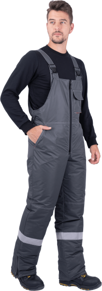 Костюм ЕНИСЕЙ зимний с ПК (серый/красный)