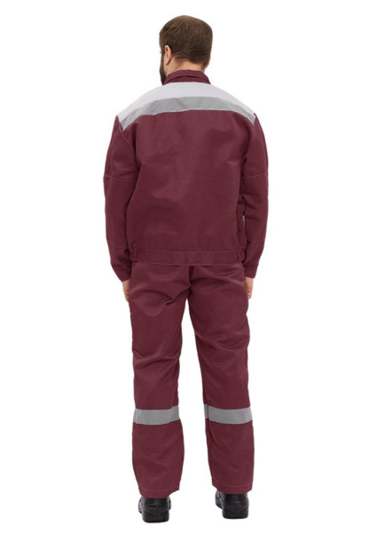 Костюм ЛЕГИОН с ПК (бордовый/серый)