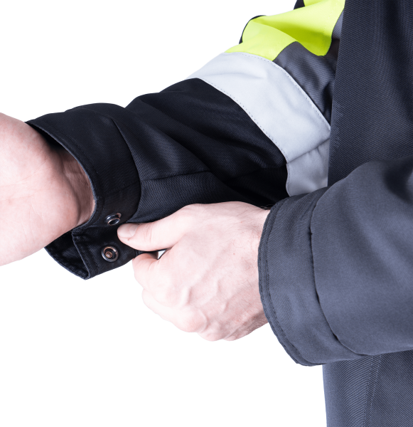 Костюм ЛОГЕР ПРОТЕКТ с ПК (серый/черный/лимонный)