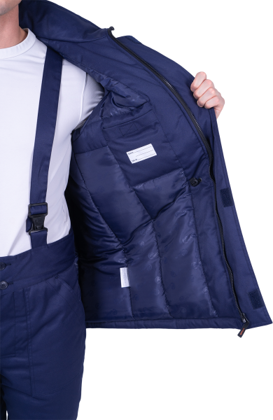 Куртка СПЕЦ зимняя (т.синий/васильковый)