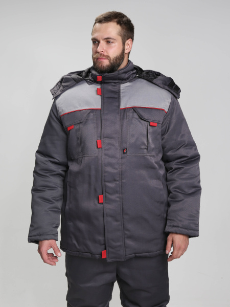 Костюм ФЛОФТ-1 зимний с БР (т.серый/св.серый)