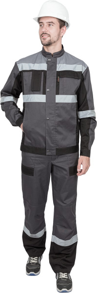 Костюм ГРАНИТ НЕО с ПК (серый/черный)