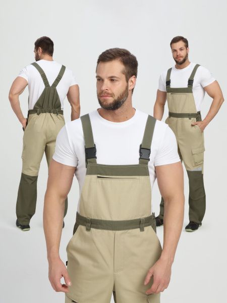 Полукомбинезон ЧЕЛСИ CH (хаки/бежевый)