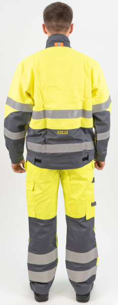 Сигнальные антистатические огнестойкие брюки с навесными карманами Dimex 6006