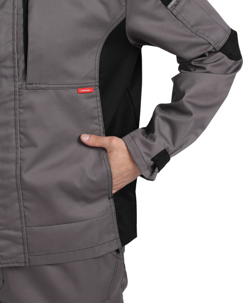 Куртка ЦИТРИН (серый/черный)