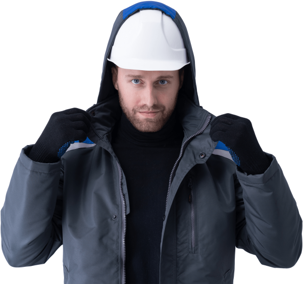 Куртка ШТУРМАН демисезонная (серый/васильковый)