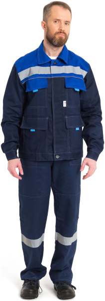 Костюм НОВА с СОП с ПК (т.синий/василёк)