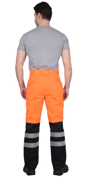 Костюм СИРИУС-МАГИСТРАЛЬ-ЛЮКС с БР (оранжевый/черный)