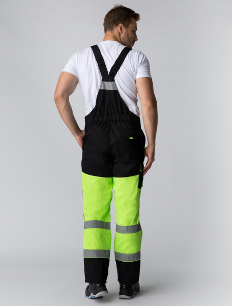 Костюм ДОРОЖНИК С-2 с ПК (лимонный/черный)