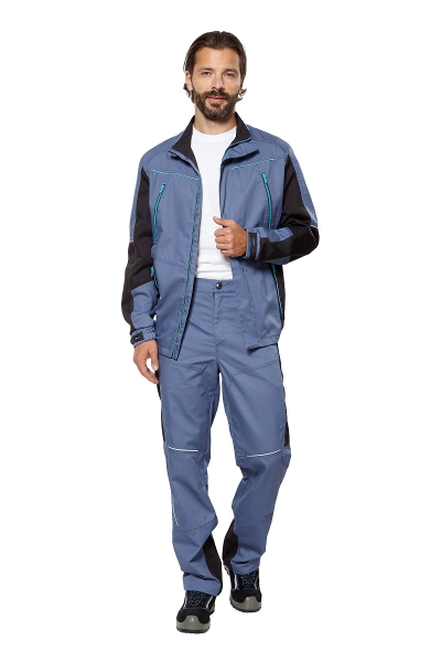 Костюм КРАНЦ с БР (маренго/черный/голубой)