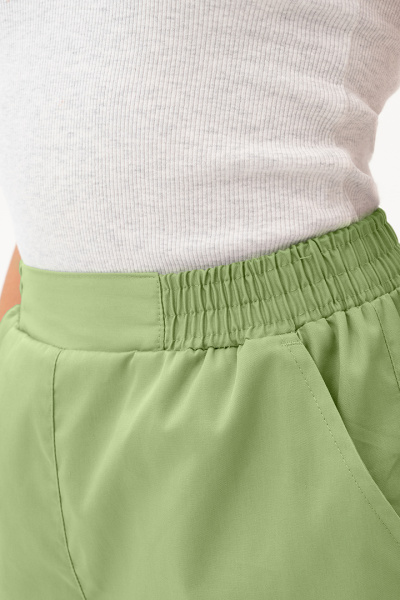 Костюм МИРАЖ женский с БР (белый/св.зеленый)