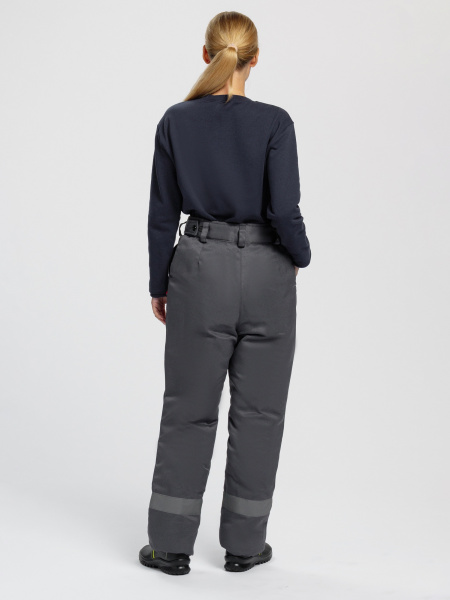 Брюки КНЕЙД СОП зимние женские (т.серый)