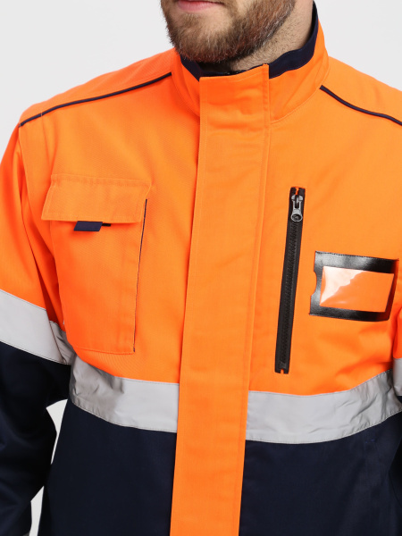 Куртка-трансформер PROFLINE SPECIALIST МВО сигнальная (оранжевый/т.синий)
