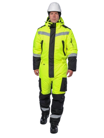 Комбинезон BRODEKS KW 505 зимний (желтый/черный)