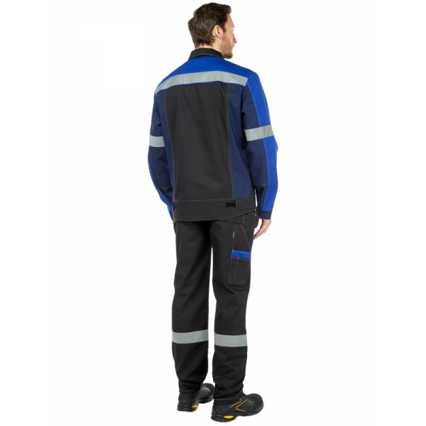 Костюм ВИВАТ с СОП с БР (черный/василек/т.синий)