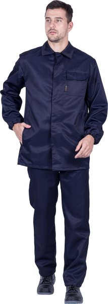 Костюм кислотостойкий с БР (т.синий)