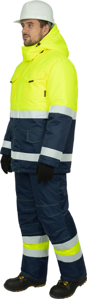 Костюм БРАЙТ зимний с ПК (желтый/синий)