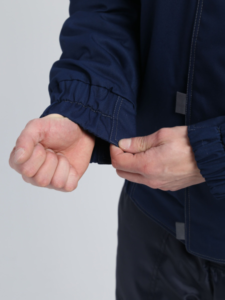 Куртка ФЛОФТ ПРЕМИУМ зимняя укороченная (т.синий/васильковый/серый)