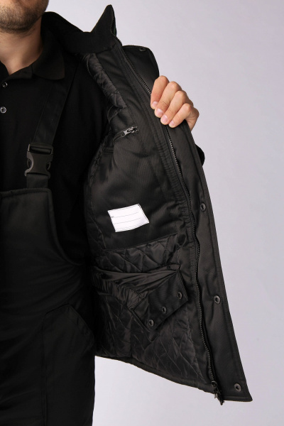 Костюм НОРДХАРД-2 зимний с ПК (черный/зеленый)