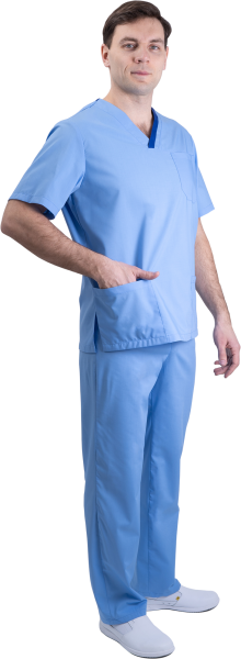 Костюм ХИРУРГ МЕДИКАЛ с БР (голубой)