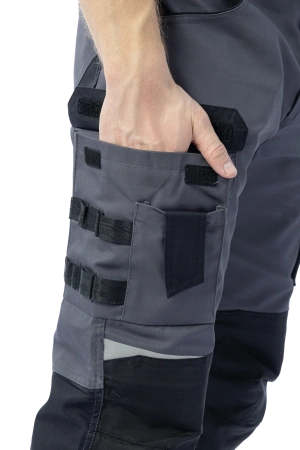 Брюки BRODEKS KS 302 C (графит серый/черный)