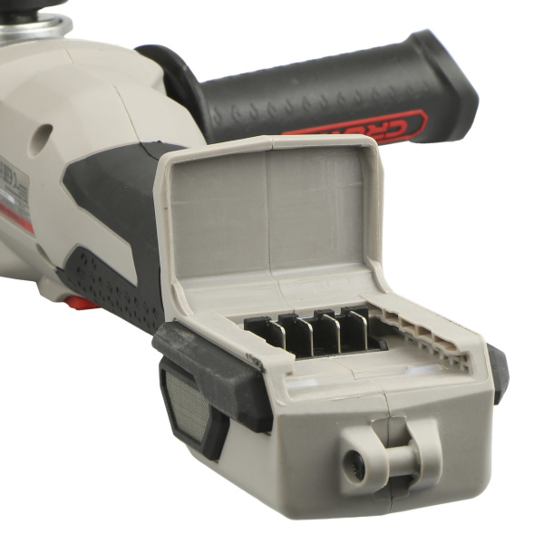 Аккумуляторная углошлифовальная машина CROWN CT23008-125HX 20В B3+ без акб и зу 3000-8500об/мин