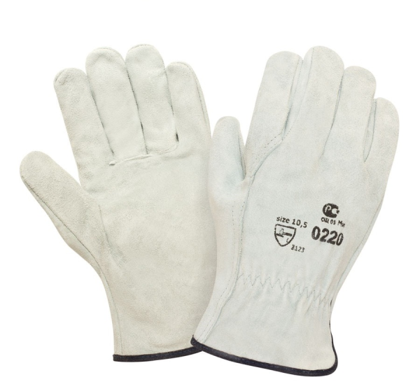 Перчатки спилковые не окрашенные Siberia, р-р 10,5