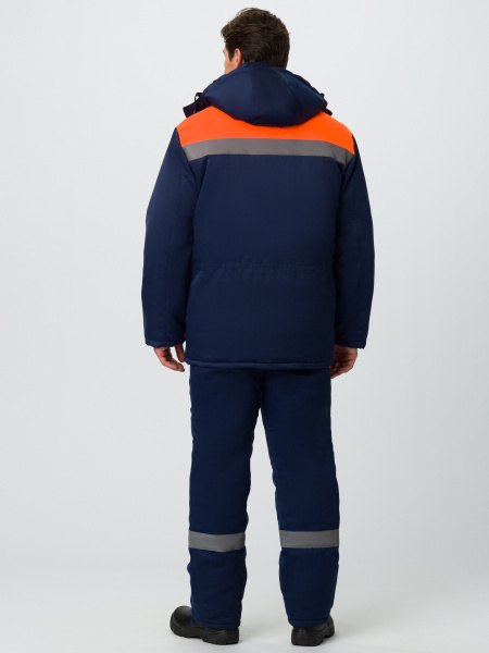 Костюм Т-УЛЬТРА-2 зимний с ПК (т.синий/оранжевый)