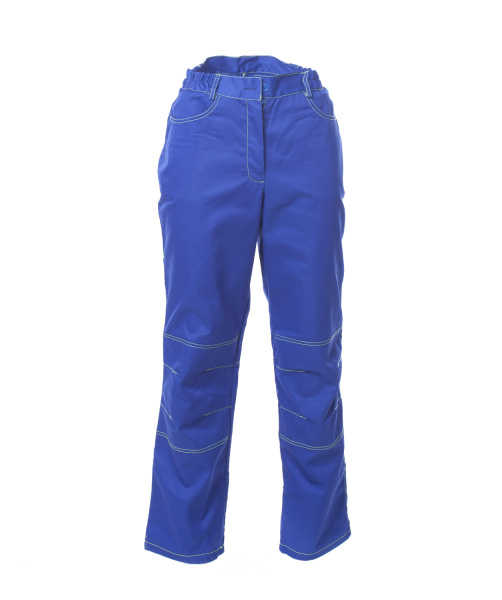 Костюм ВЕСТА женский с БР (васильковый/лимонный)