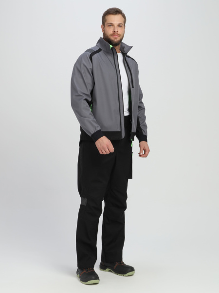 Куртка PROFLINE LEADER софтшел (серый/черный)