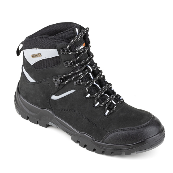 Ботинки ЛИДЕР WG2-05W-NT ПУ-Резина (черный/серый)