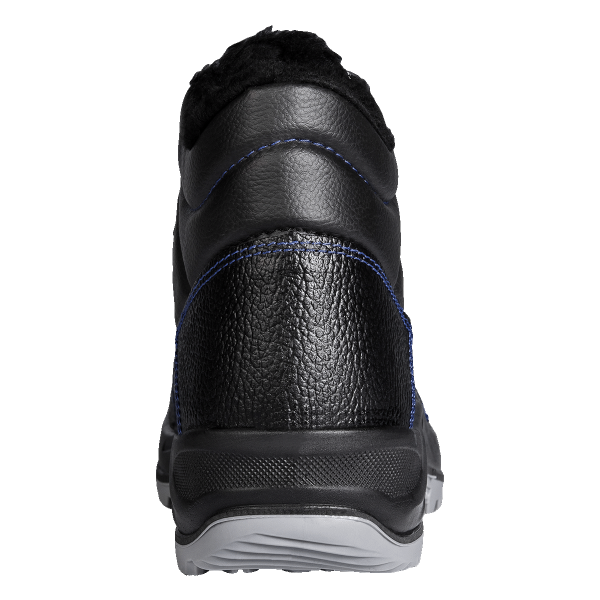 Ботинки СОЮЗНИК ПУ/ТПУ нат.кожа иск.мех с МП (черный)