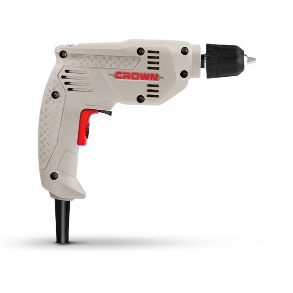 Дрель безударная CROWN CT10125C 300Вт 0-3800об/мин БЗП 0,8-6,5мм