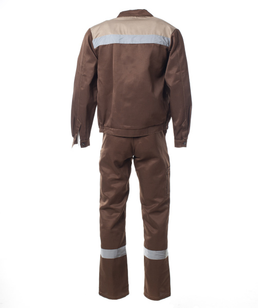 Костюм ОПТИМАЛ СОП с ПК (коричневый/бежевый)