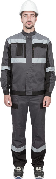 Костюм ГРАНИТ НЕО с ПК (серый/черный)