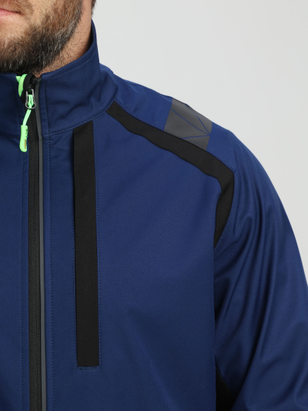 Куртка PROFLINE LEADER софтшел (синий/черный)